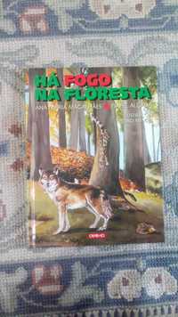 Livro Há Fogo na Floresta Isabel Alçada