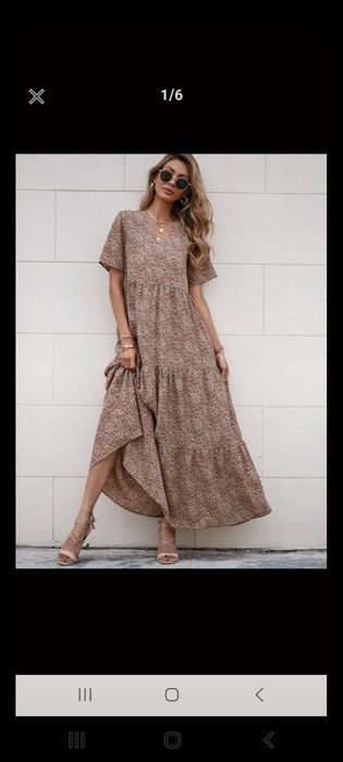 Vestido fluído tam L