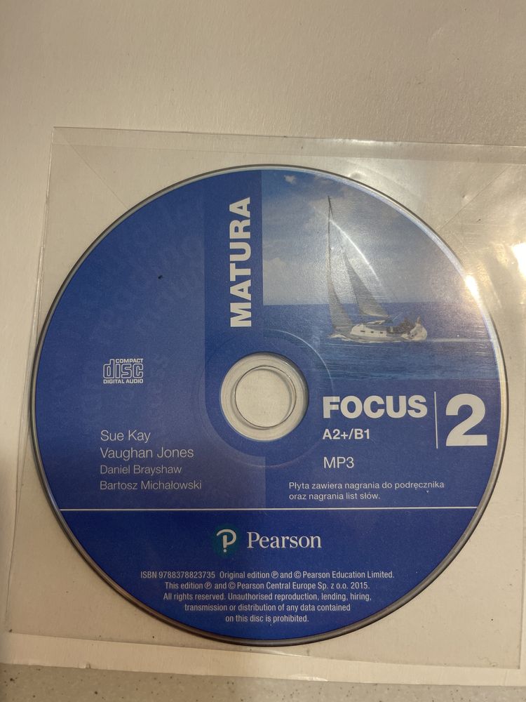 Focus Student’s Book 2 A2+/B1 Matura Pearson plus CD