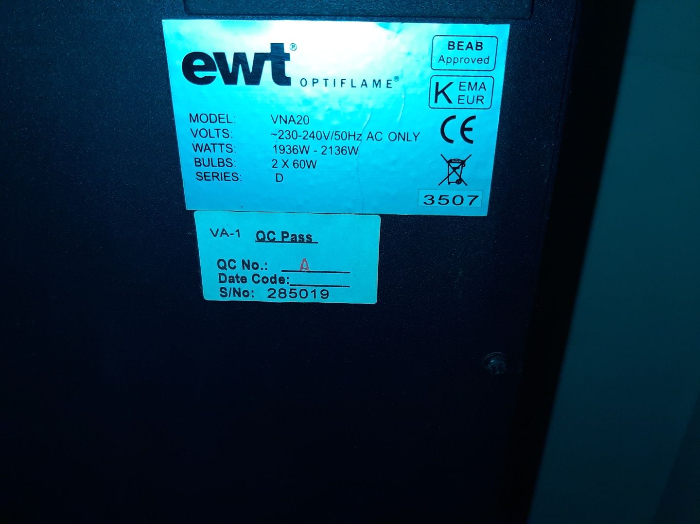 Komin elektryczny