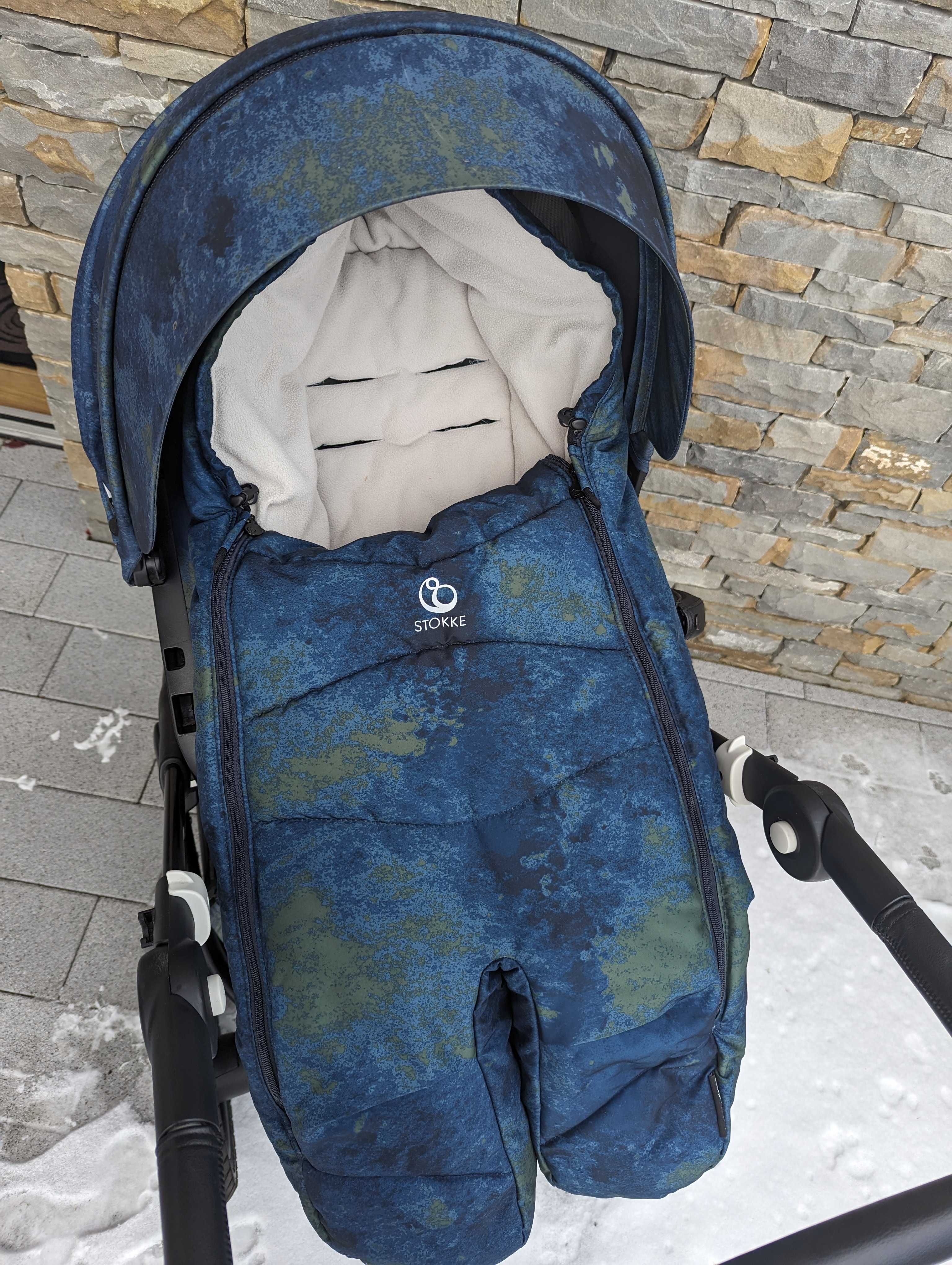 Wózek Stokke Trailz Limited Edition Freedom 2w1 + śpiwór zimowy
