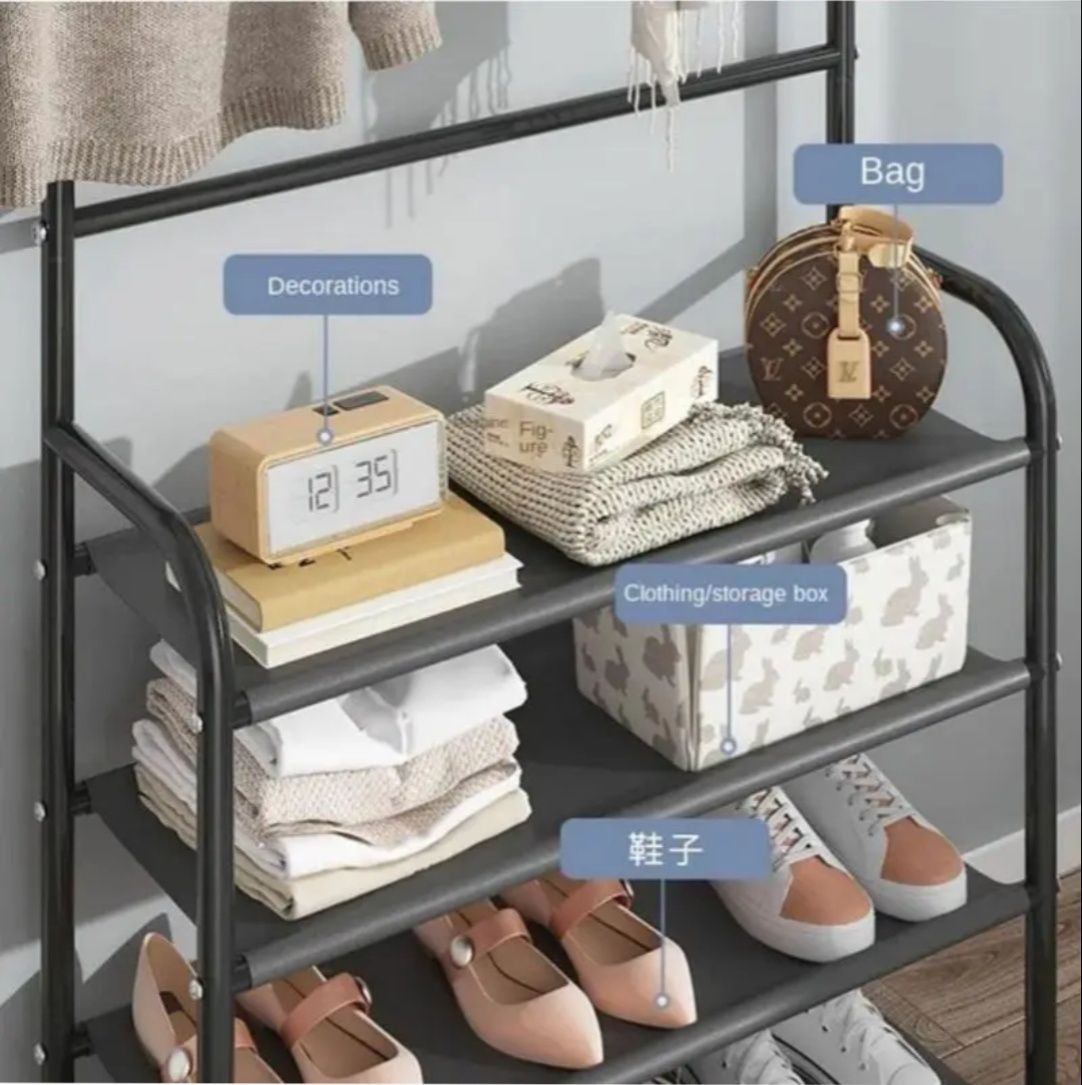 Напольная вешалка для одежды New simple floor clothes rack size