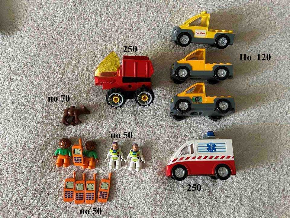 LEGO - DUPLO  (лего) оригинал детали, машины