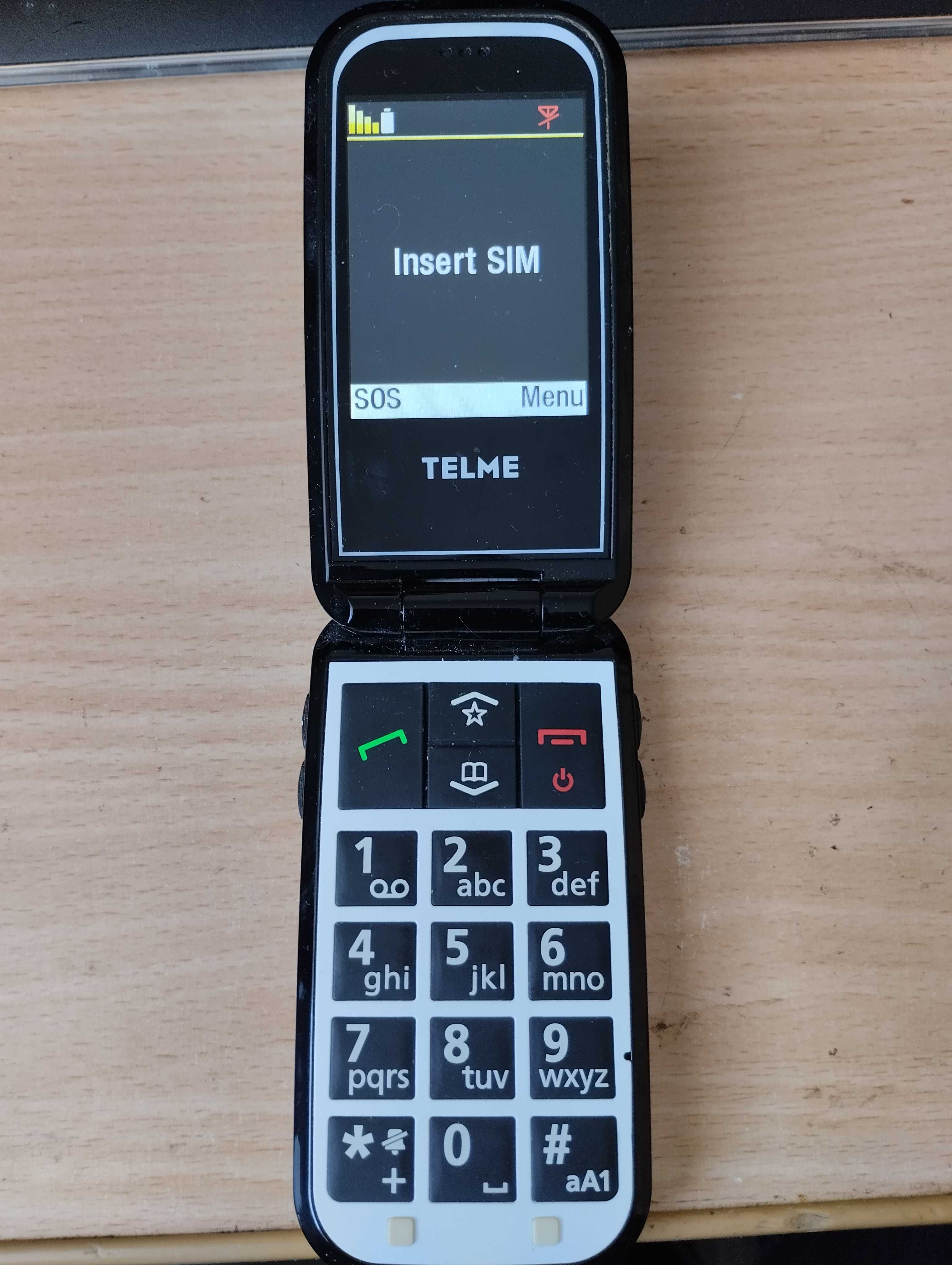 Telefon dla seniora lub seniorki Telme F210-WHITRE