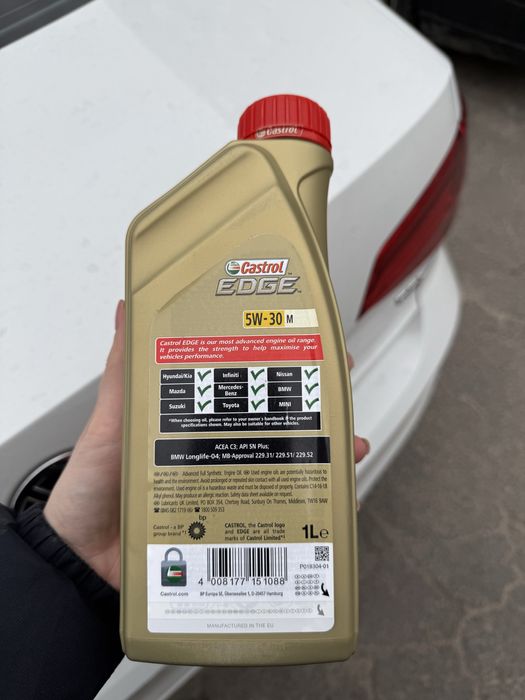 Масло моторное Castrol EDGE M 5W-30 1 л