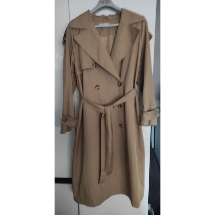 Trencz długi Reserved premium damski oversize L