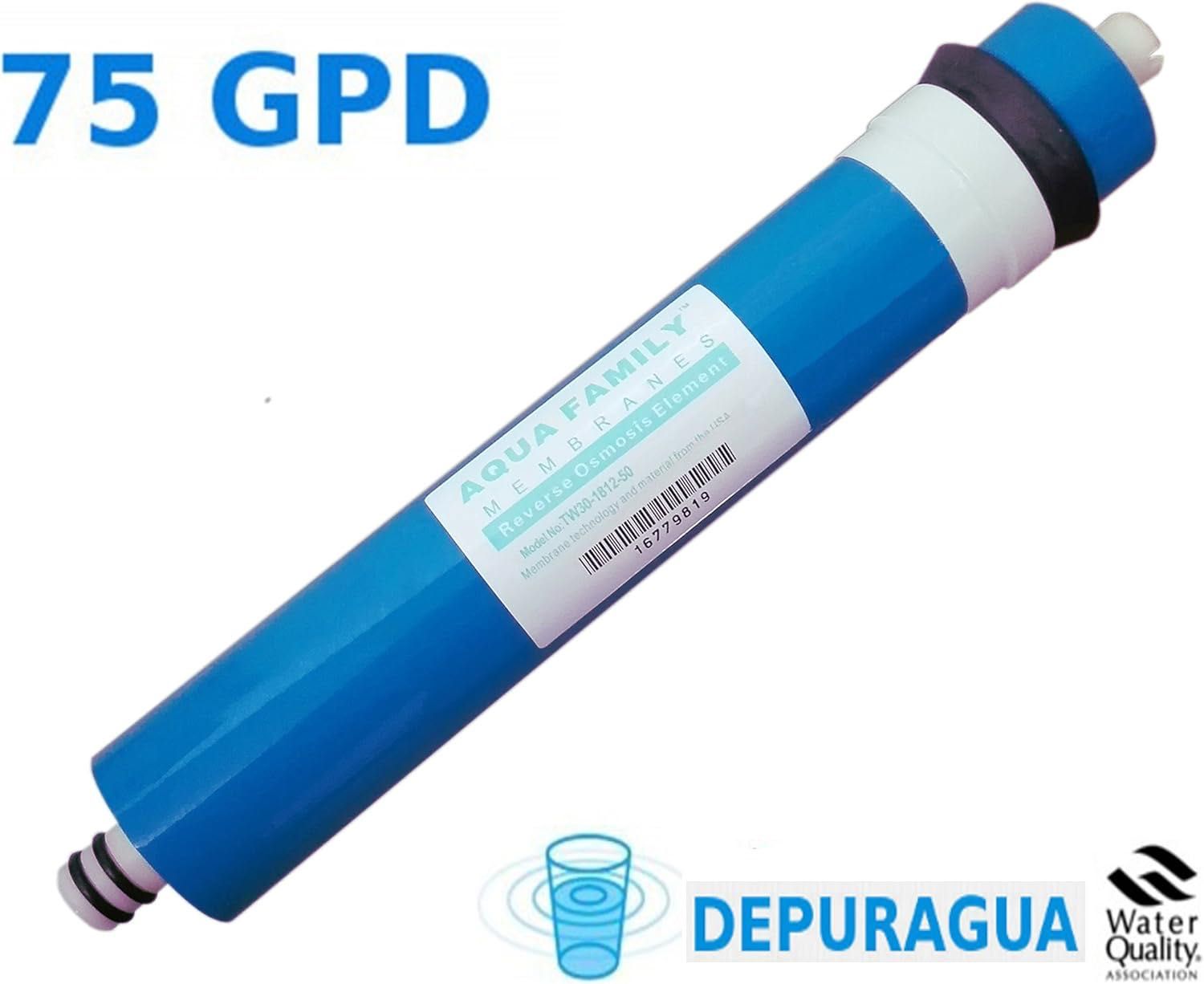 Zestaw oszczędnościowy do odwróconej osmozy z membraną 75 GPD+5 filtry