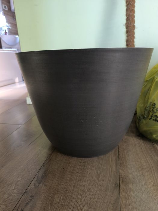 Donica XXL duża, zewnętrzna, SZARA, beton