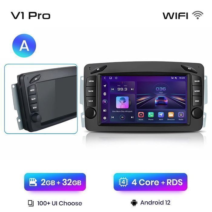 Radio nawigacja Mercedes Benz CLK W209 W203 W463 W208 Android