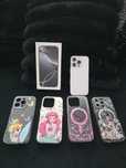 Iphon 16 pro jak nowy 100% wydajnosci baterii folia żelowa faktura