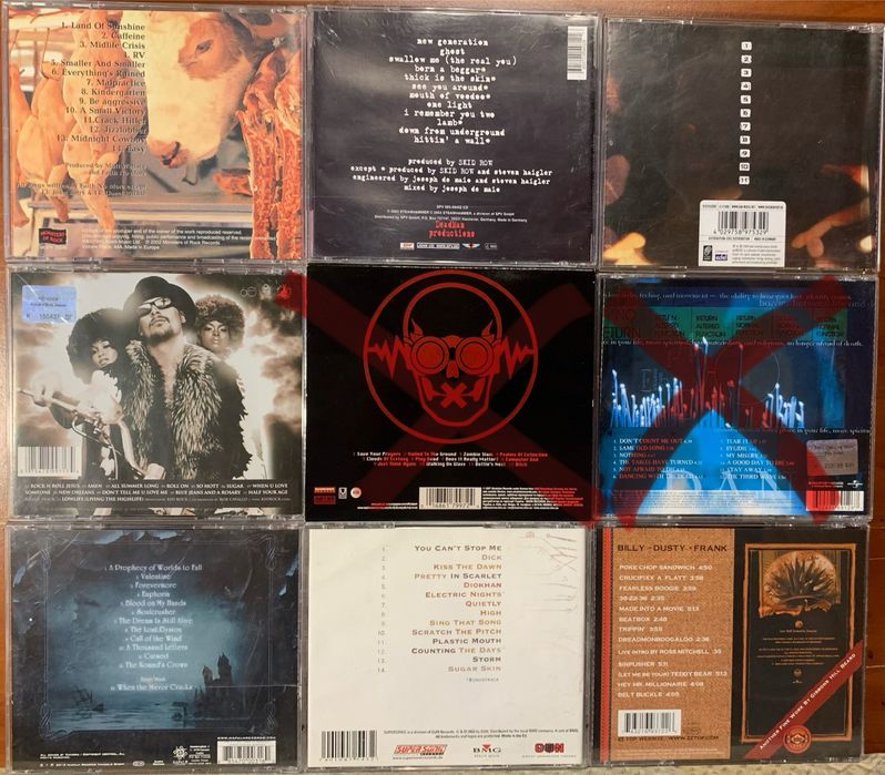 Музика на CD (rock,metal)