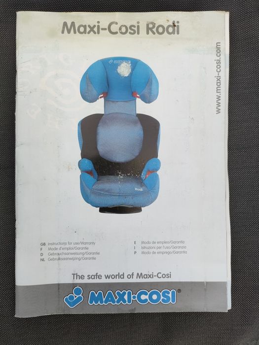 Fotelik samochodowy Maxi-Cosi Rodi 15-36 kg