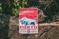 Poster Grande Premio do Porto Automovel 1954 A3(Plastificado)| NOVO