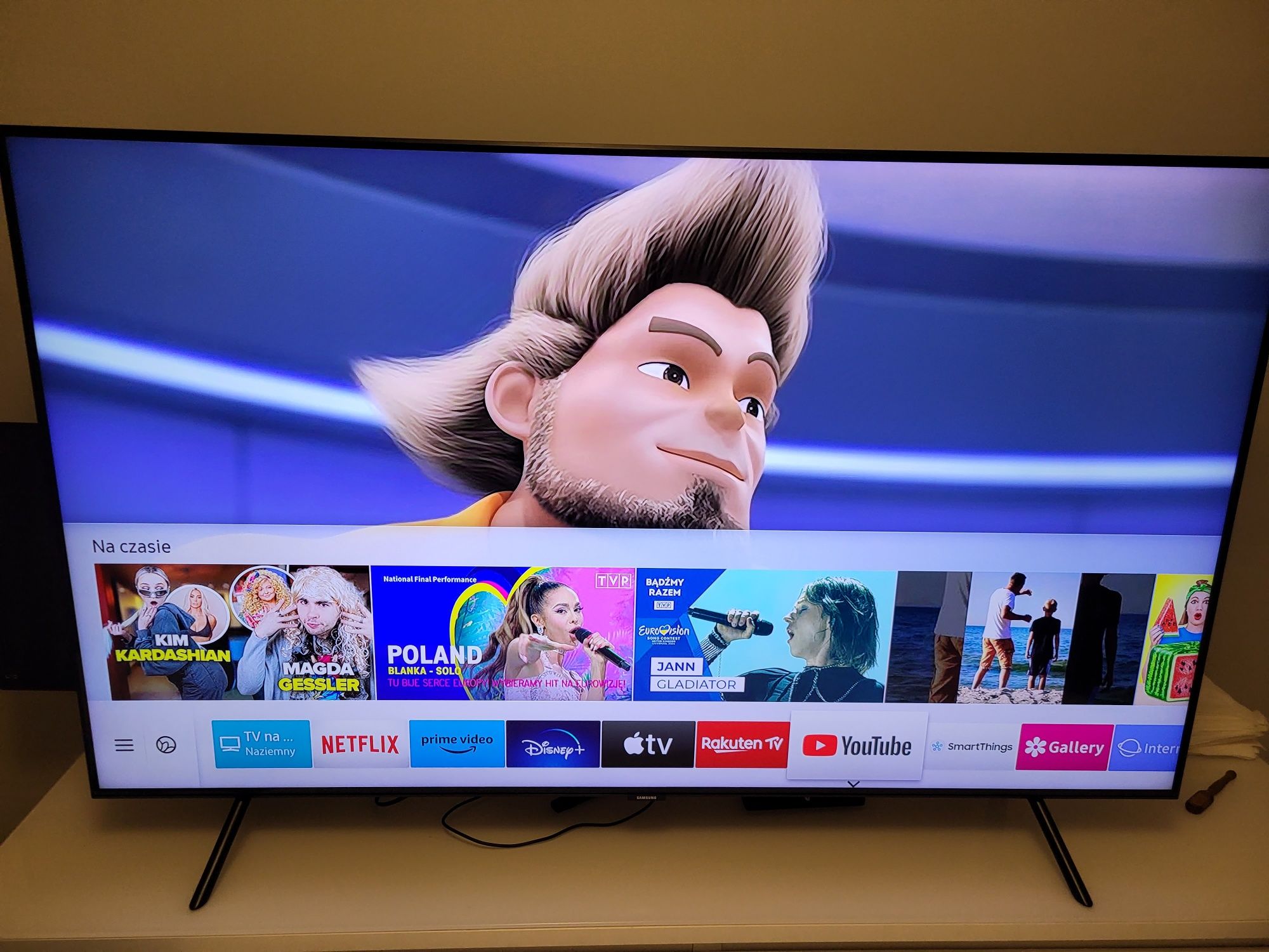 Telewizor Samsung 55" 4k smart tv dvb-t2 wifi YouTube Netflix