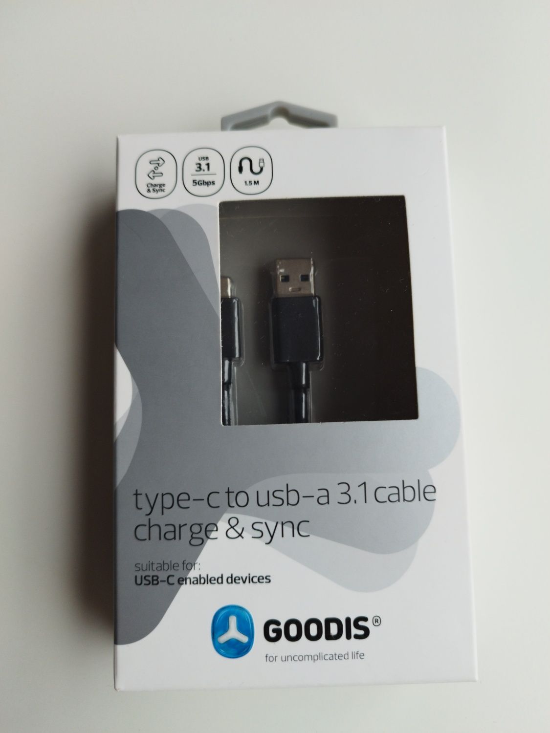 Cabo goodis type c to USB a