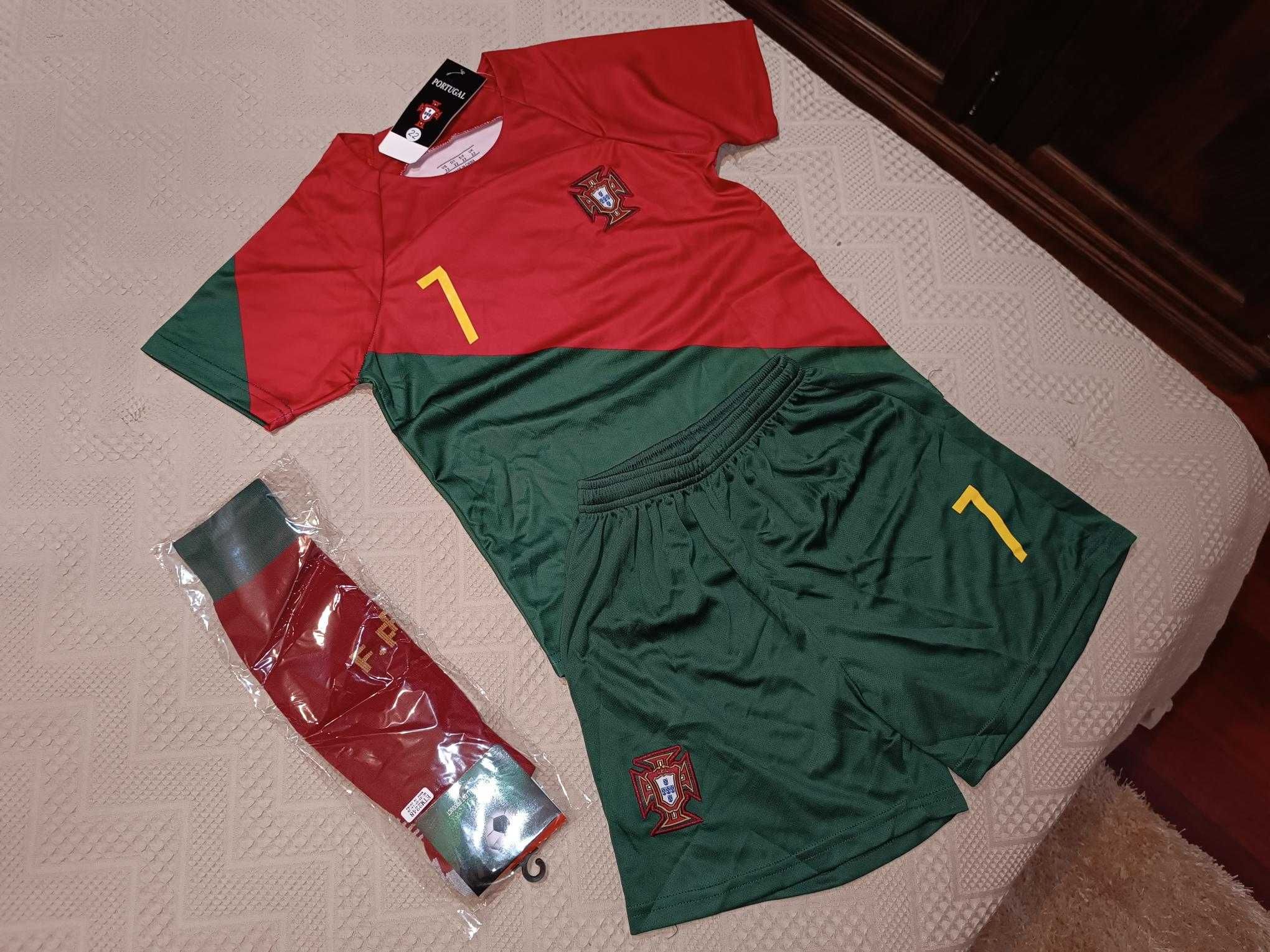 Camisola criança RONALDO Equipamento PORTUGAL | NOVO