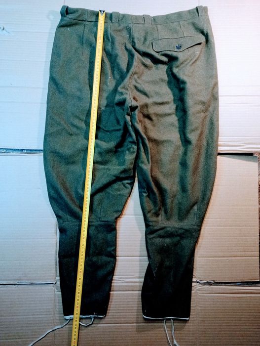 Unikatowe spodnie ułańskie wojskowe stan bd. mundur rogatywka siodło