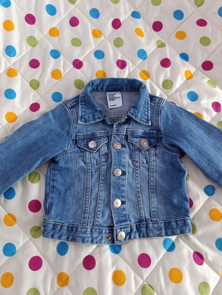 Kurtka jeansowa r. 92
