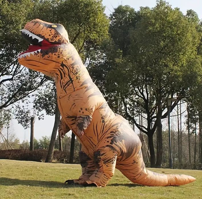 Надувний костюм динозавра, дракона. Косплей. Розіграш. Аніме. Хелловін