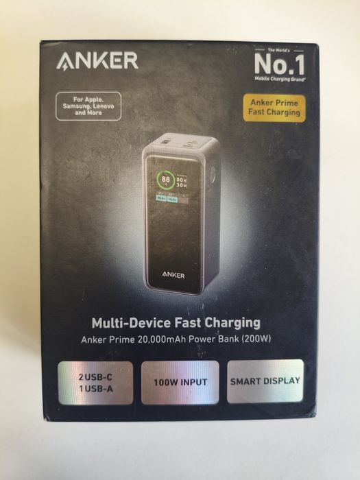 Powerbank Anker 20000mAh szybki 30W