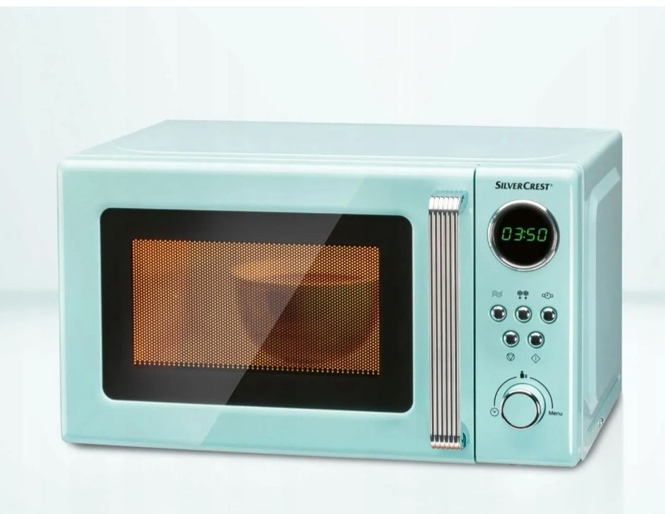 Kuchenka mikrofalowa w stylu retro