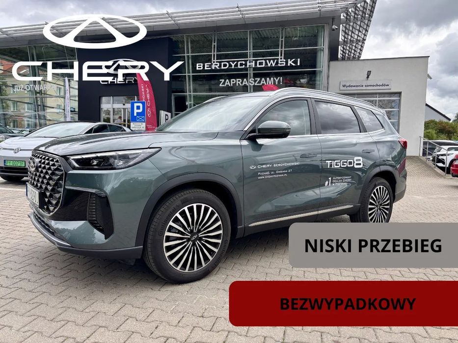 Chery Tiggo 8 Samochód demonstracyjny, Prestige, Najbogatsza wersja, 7-osobowa