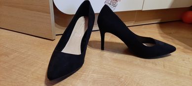 Buty szpilki czarne damskie klasyczne Primark nowe obcasy r 39 25 cm