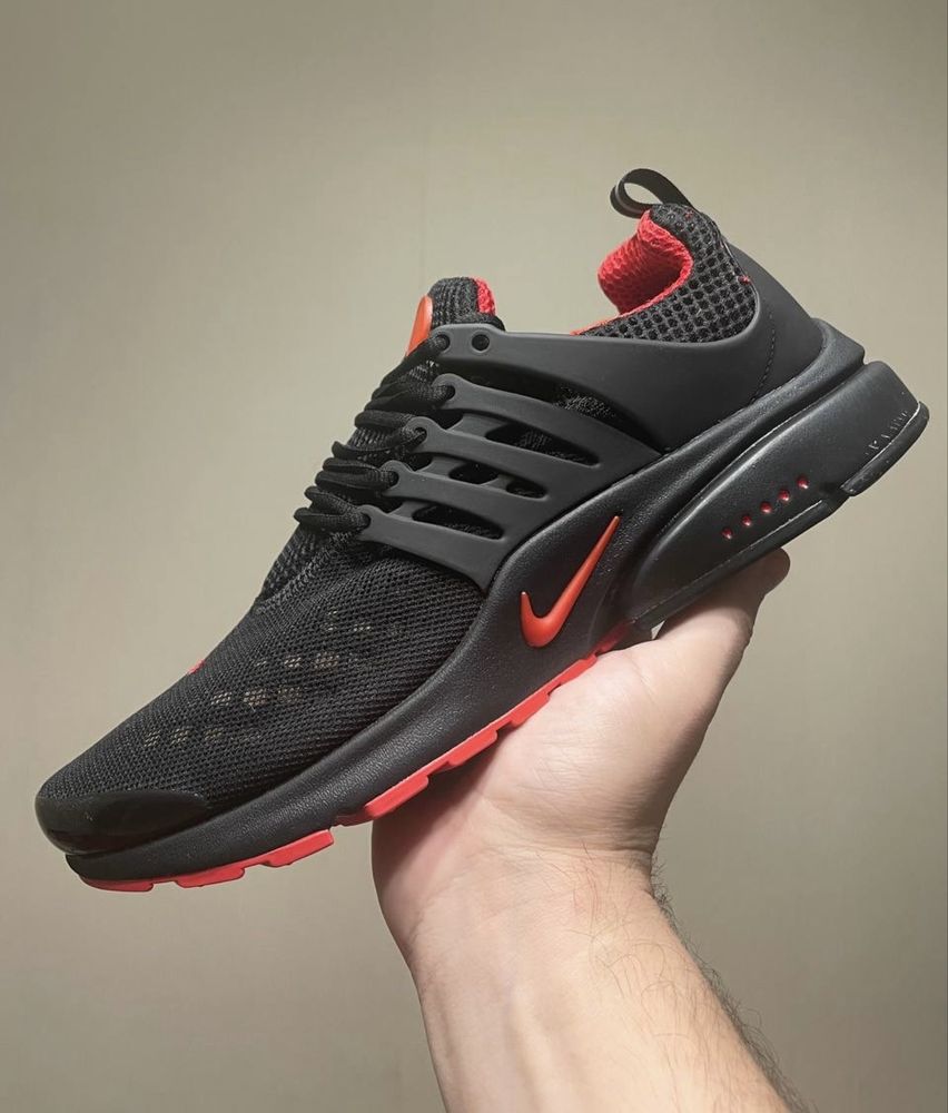 3 КОЛЬОРИ‼️ Чоловічі спортивні Nike Air Presto Grey Black Red найк