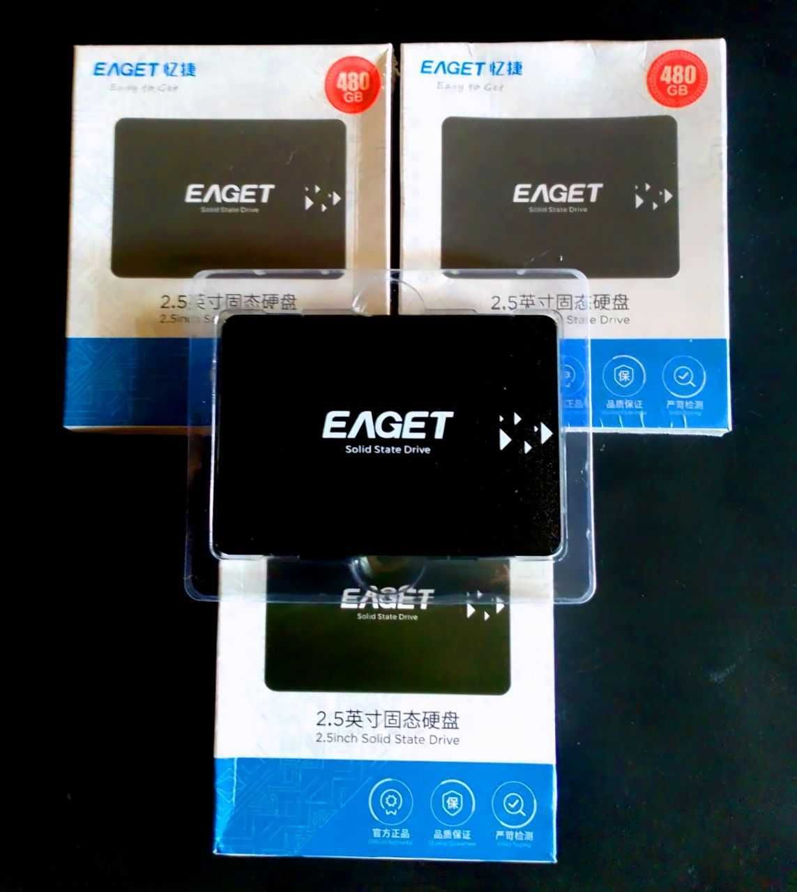 SSD Sata 2.5 EAGET 480 Gb накопители новые
