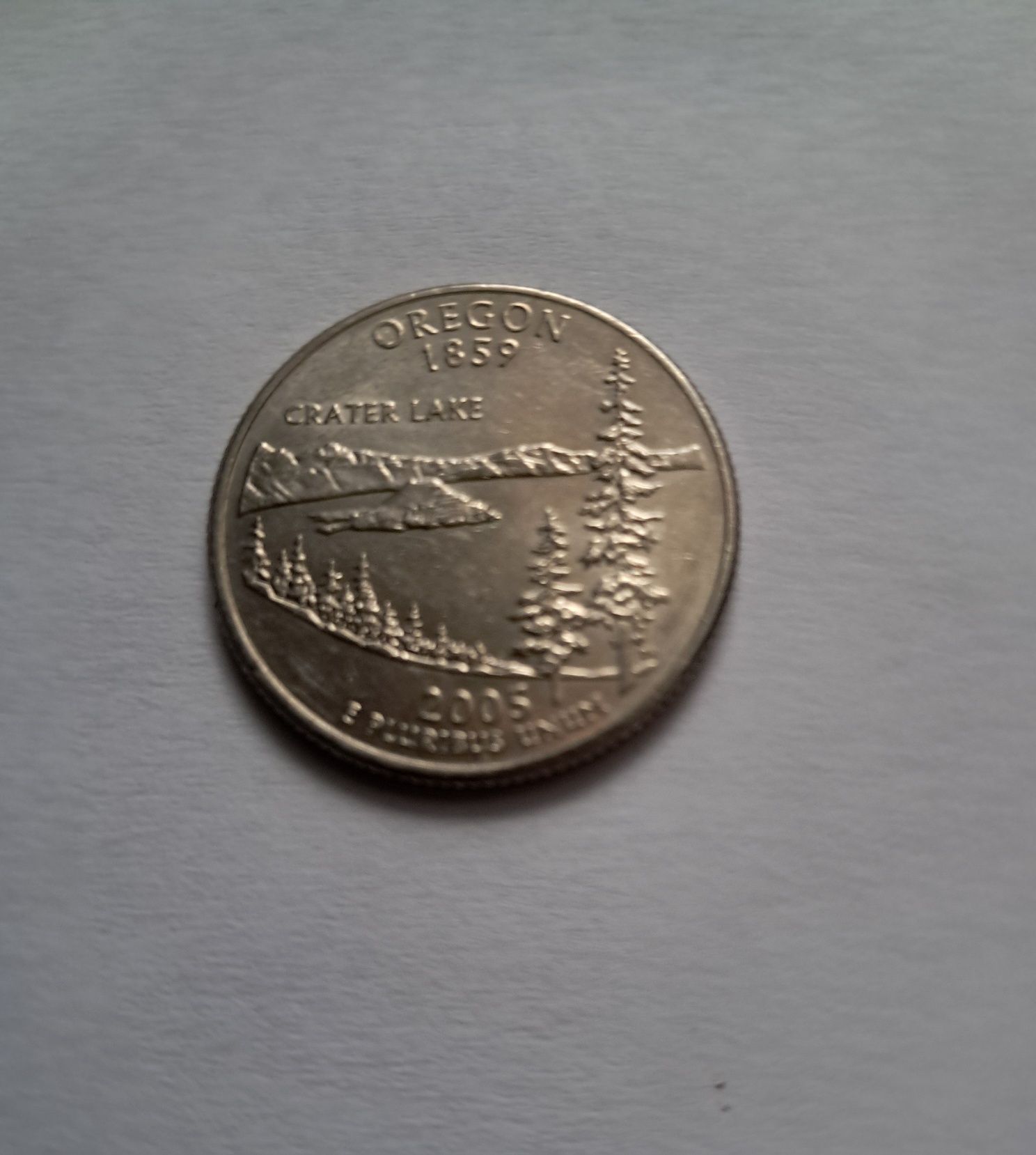 Moneta - ćwierćdolarówka stanu Oregon  2005 r