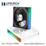 Zestaw 3x wentylator UPSIREN UF-3 Prism 7PRO 120mm PWM LED ARGB Mirror