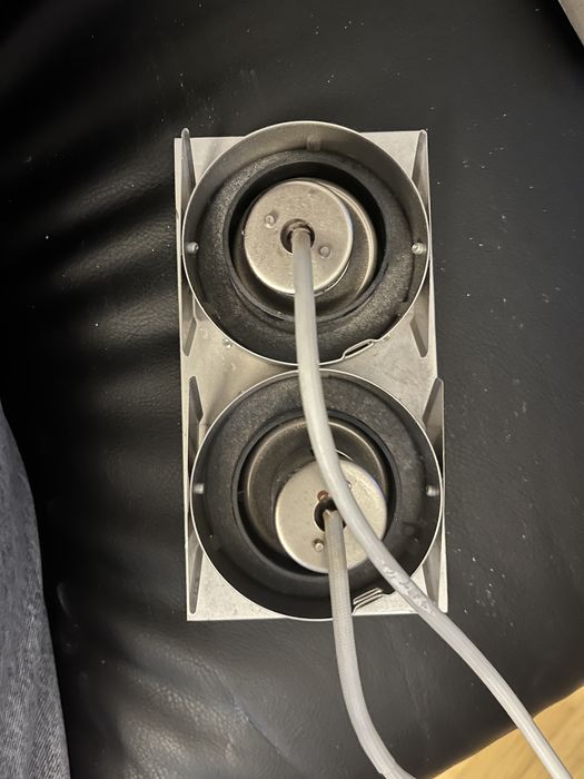 Oświetlenie podtynkowe 2 szt (oprawy halogenowe) stal nierdzewna, led