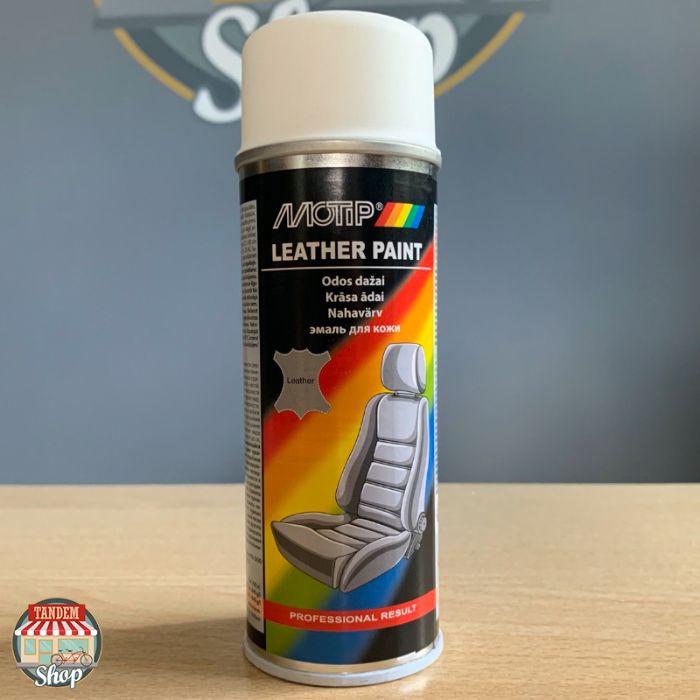 Фарба для шкіри та вінілу Motip Leather Spray/Краска для кожи и винила