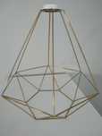 Klosz IKEA złoty lampa