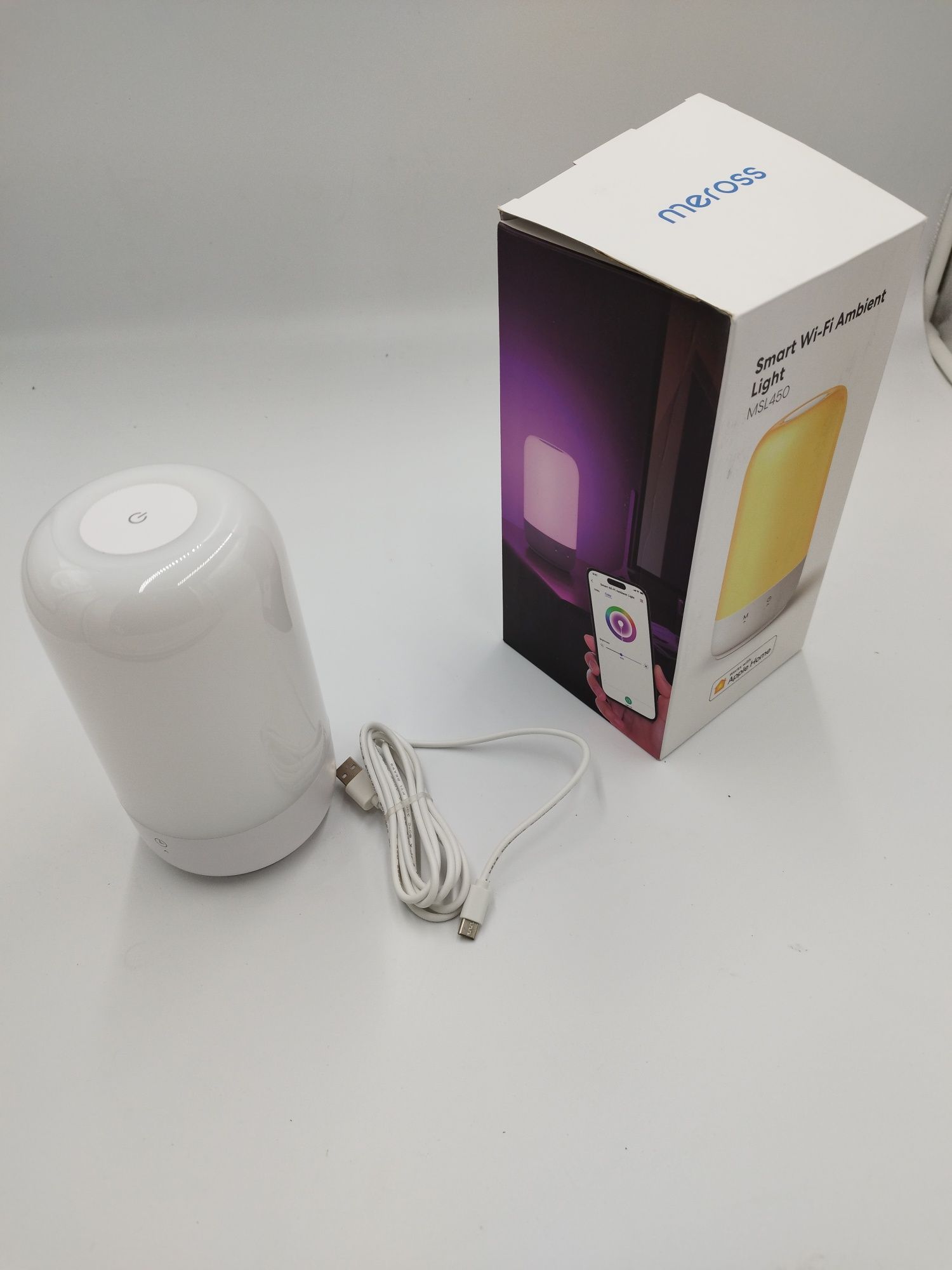 Lampka nocna Smart RGB Siri Alexa Meross msl450