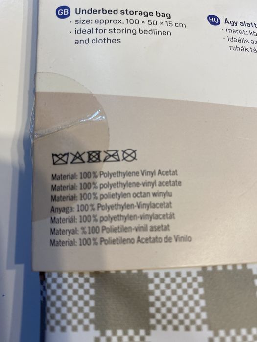 Pojemnik na pościel