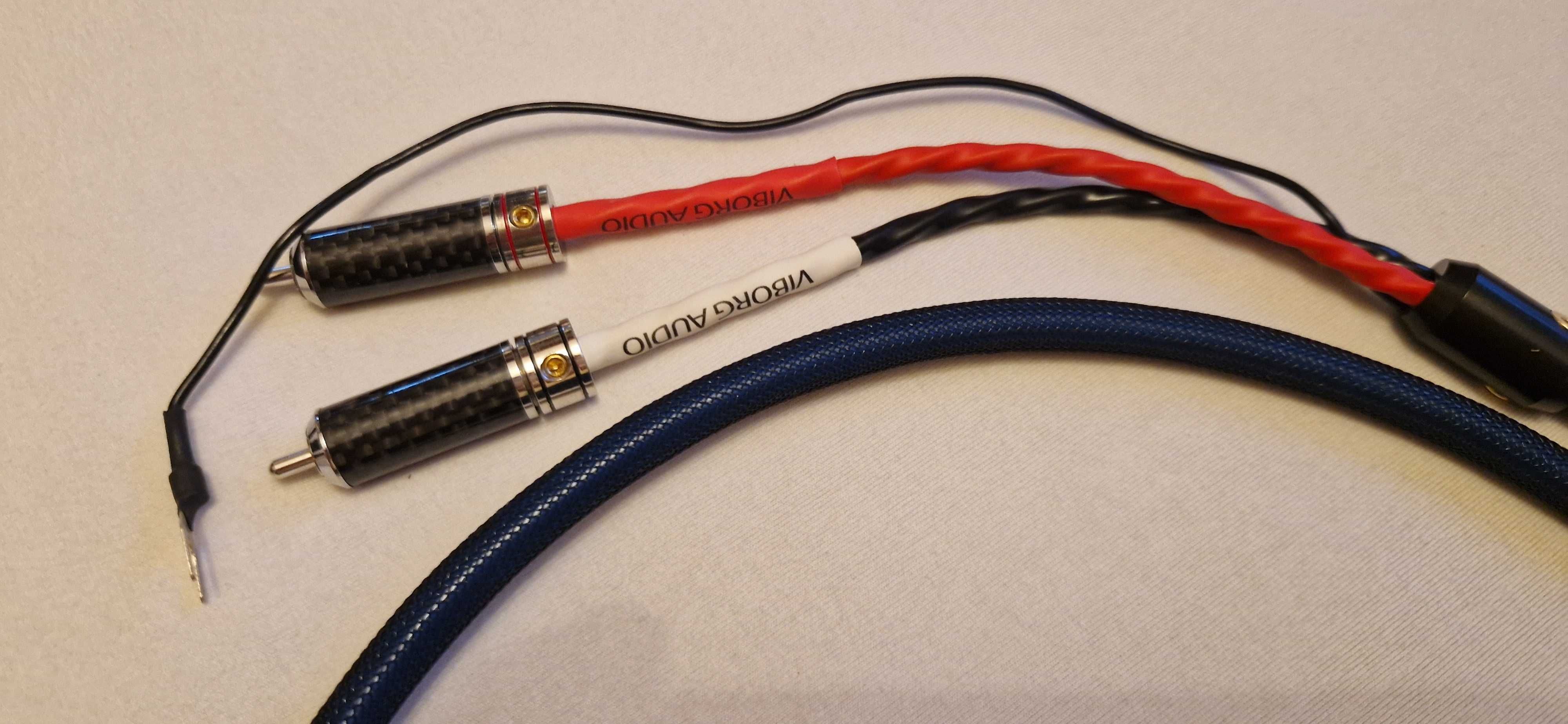 Kable gramofonowe VIBORG RCA PHONO 1,5m