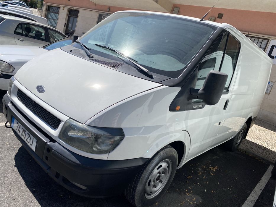 Carrinha de tres lugares Ford Transit comercial 2000tddi, ano 2005