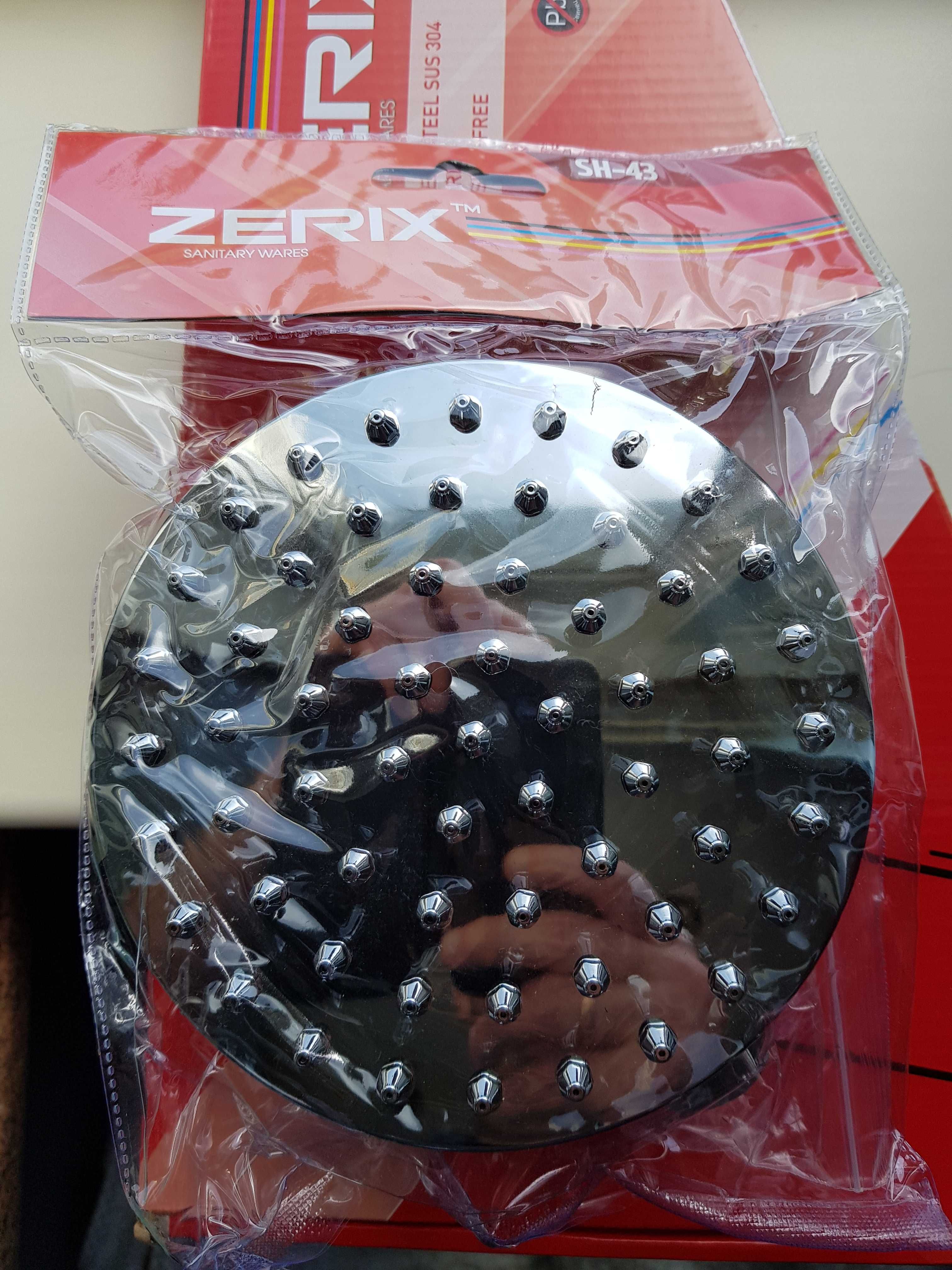 Лейка для душа тропическая потолочная хромированная Zerix SH-42