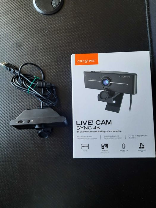 Rewelacyjna kamera internetowa 4K CREATIVE LIVE! CAM SYNC V4