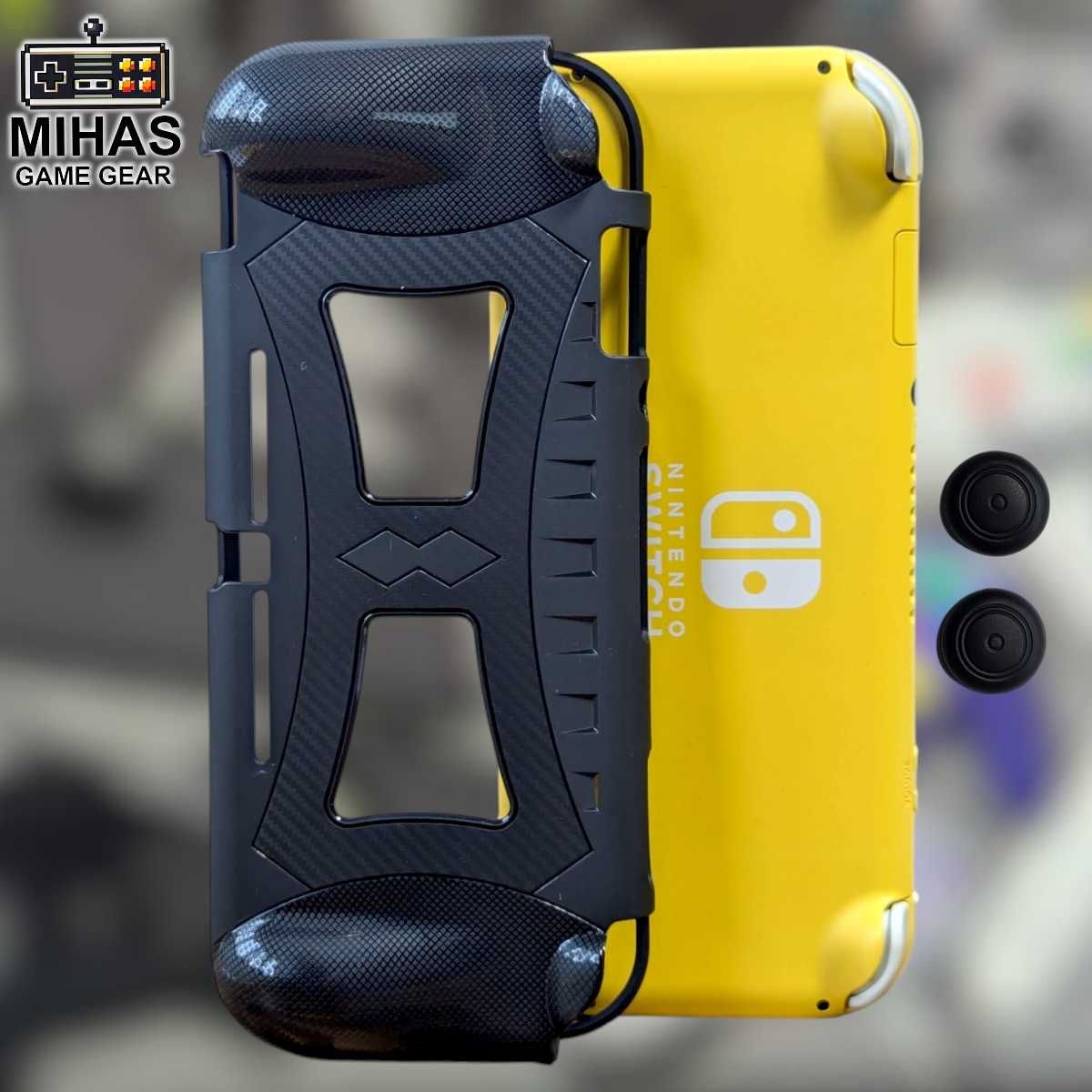 Nintendo Switch Lite: чохол-бампер, накладки на джойстики Набір — 2в1
