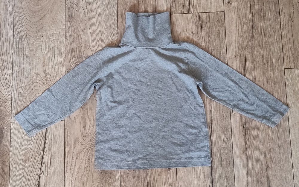 Golf golfik dziewczęcy szary 98-104