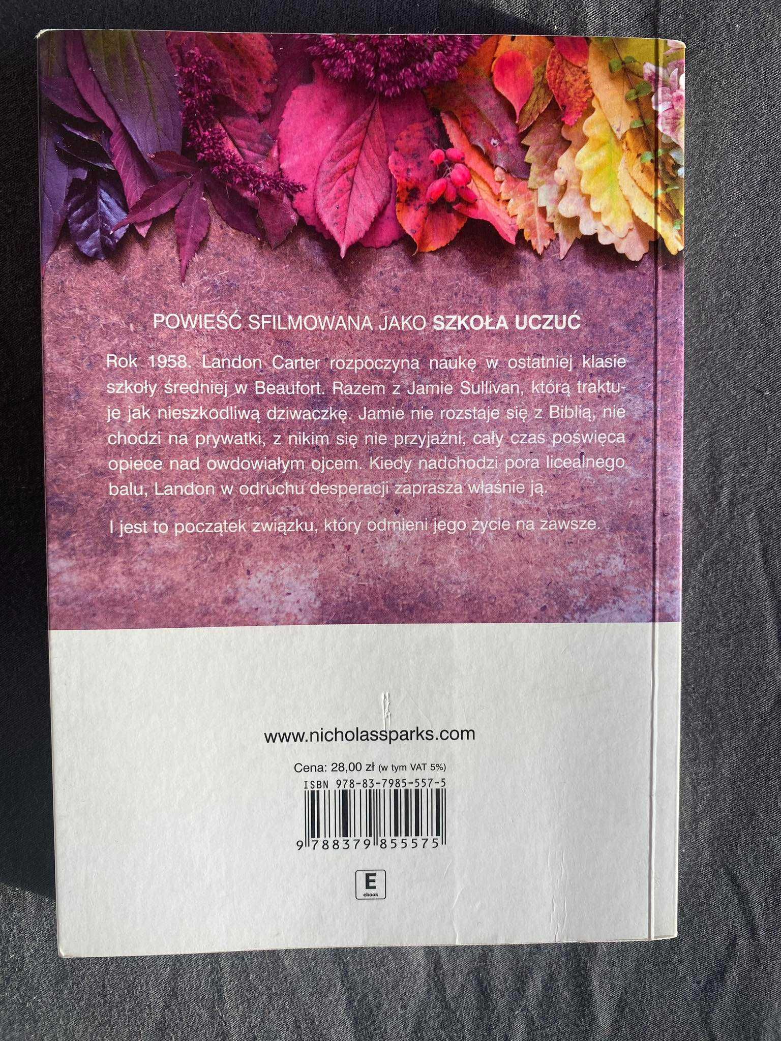 Książka ,,Jesienna Miłość" Nicholas Sparks