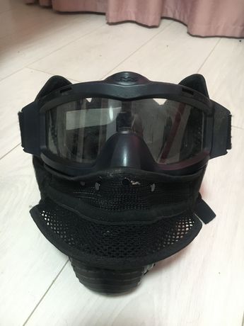 Шлем+очки+защита