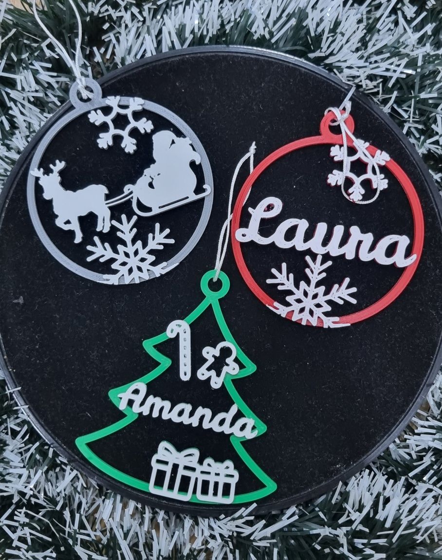 Bolas de Natal personalizadas