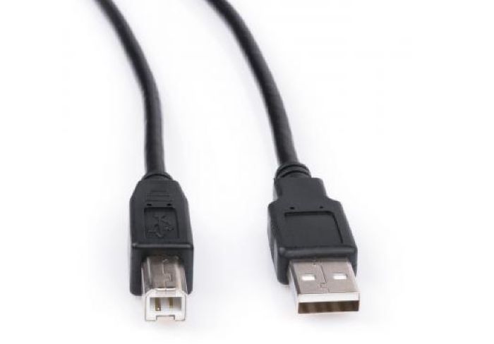 Кабель для принтера USB А->USB B (квадратный) 1.5м /питание/удлинитель