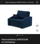 Jednoosobowa rozkładana sofa