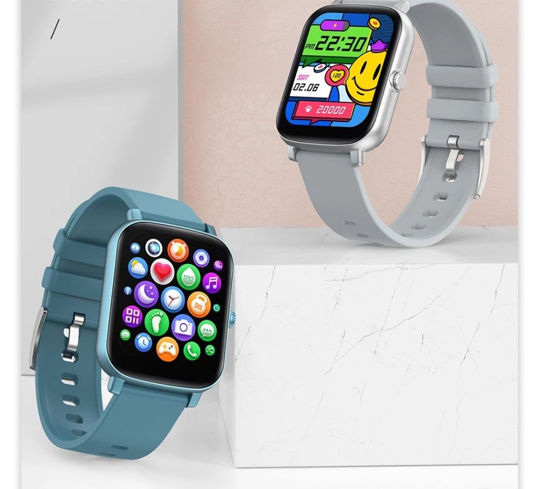 Relógio 1.69" android iPhone aple smartwatch chamadas