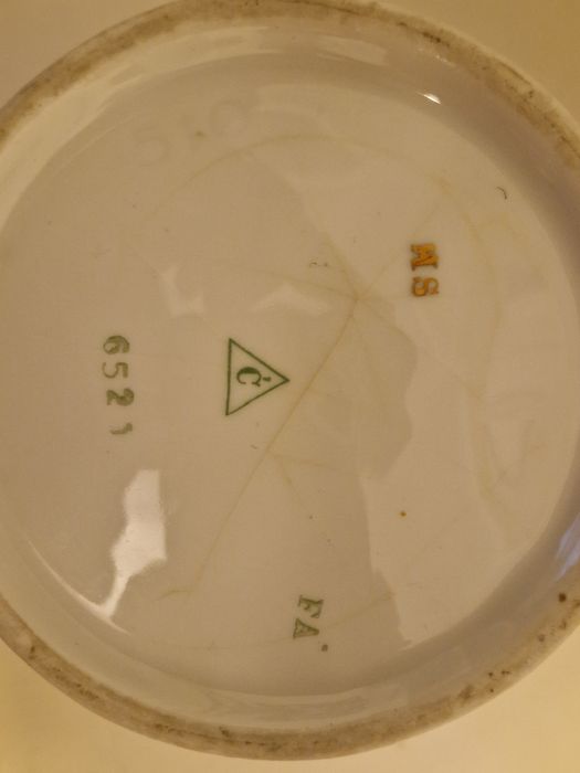 Porcelanowy dzbanek i mlecznik fabryka Ćmielów