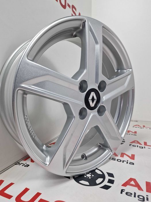 NOWE alufelgi RENAULT 15" 4x100 Captur Clio Kangoo Megane Srebrne